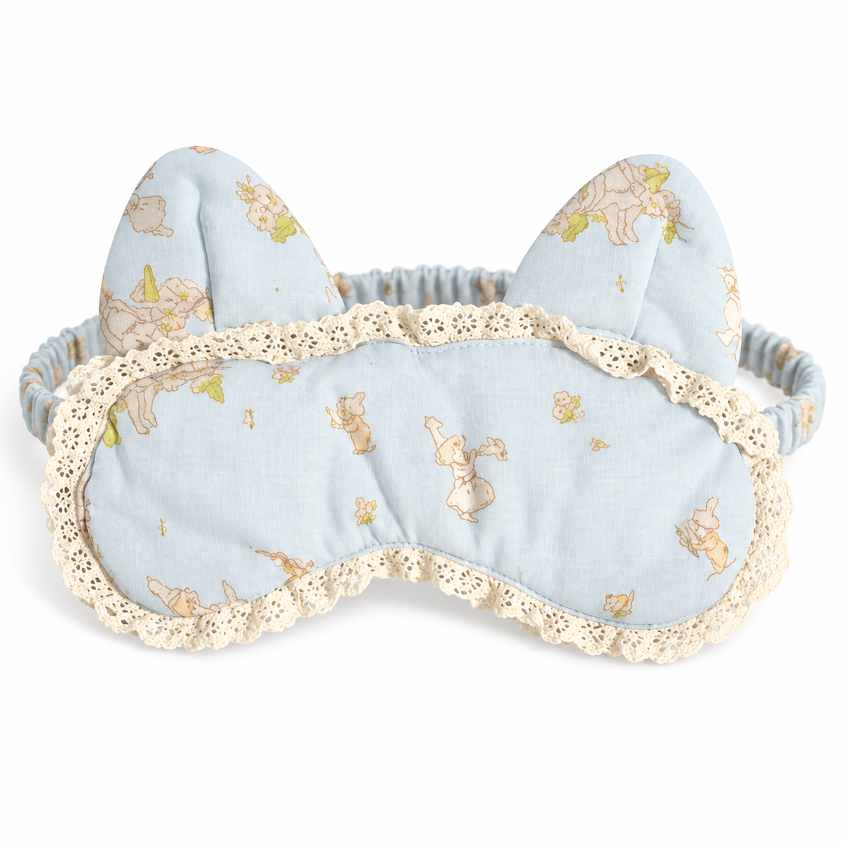 Emerald Green Satin Sleep Mask Set