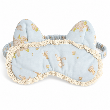 Emerald Green Satin Sleep Mask Set