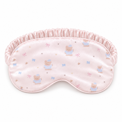 Milk Bear Printed Sleep Mask