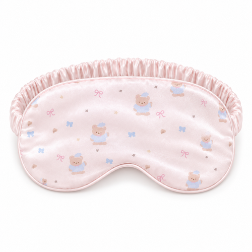 Milk Bear Printed Sleep Mask