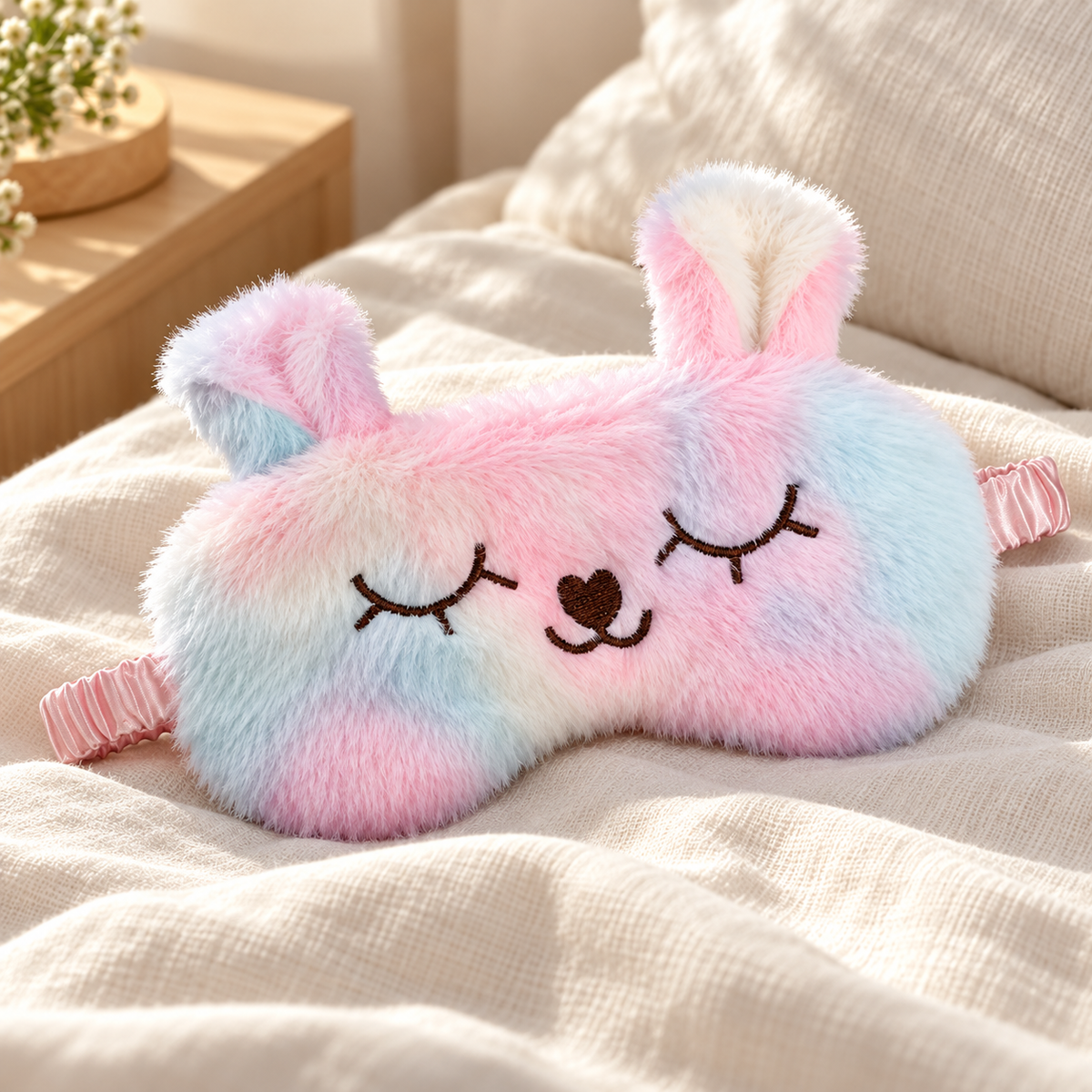 Gradient Bunny Eye Mask